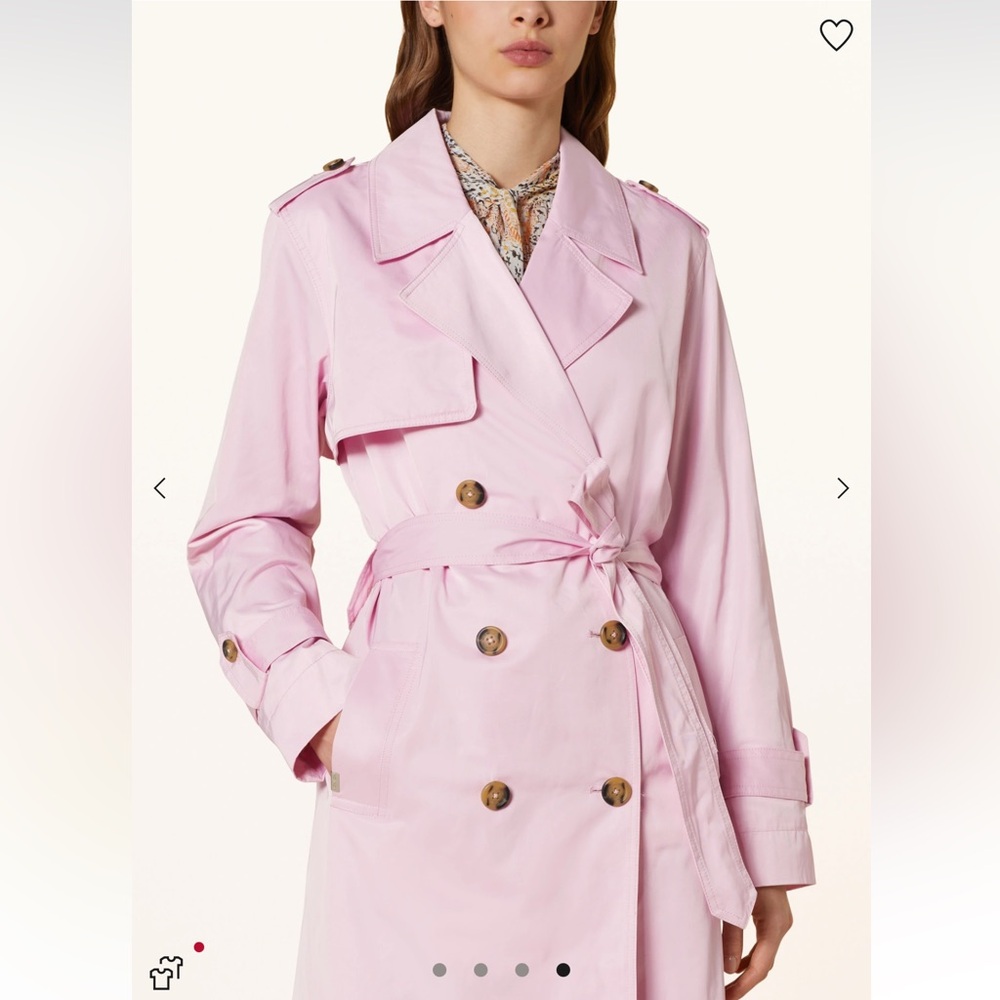 Mos Mosh Pink Trench Coat XS